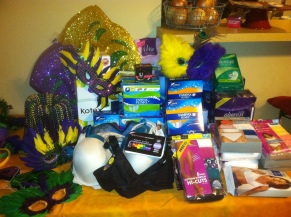 Mardi Bras RVA supplies are coming in every day! Keep 'em coming!